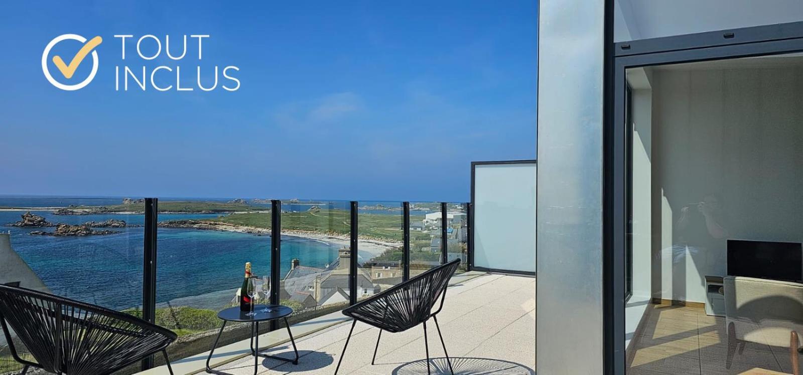 Ocean View - Luxueux T3 Avec Magnifique Vue Mer Porspoder Exteriér fotografie
