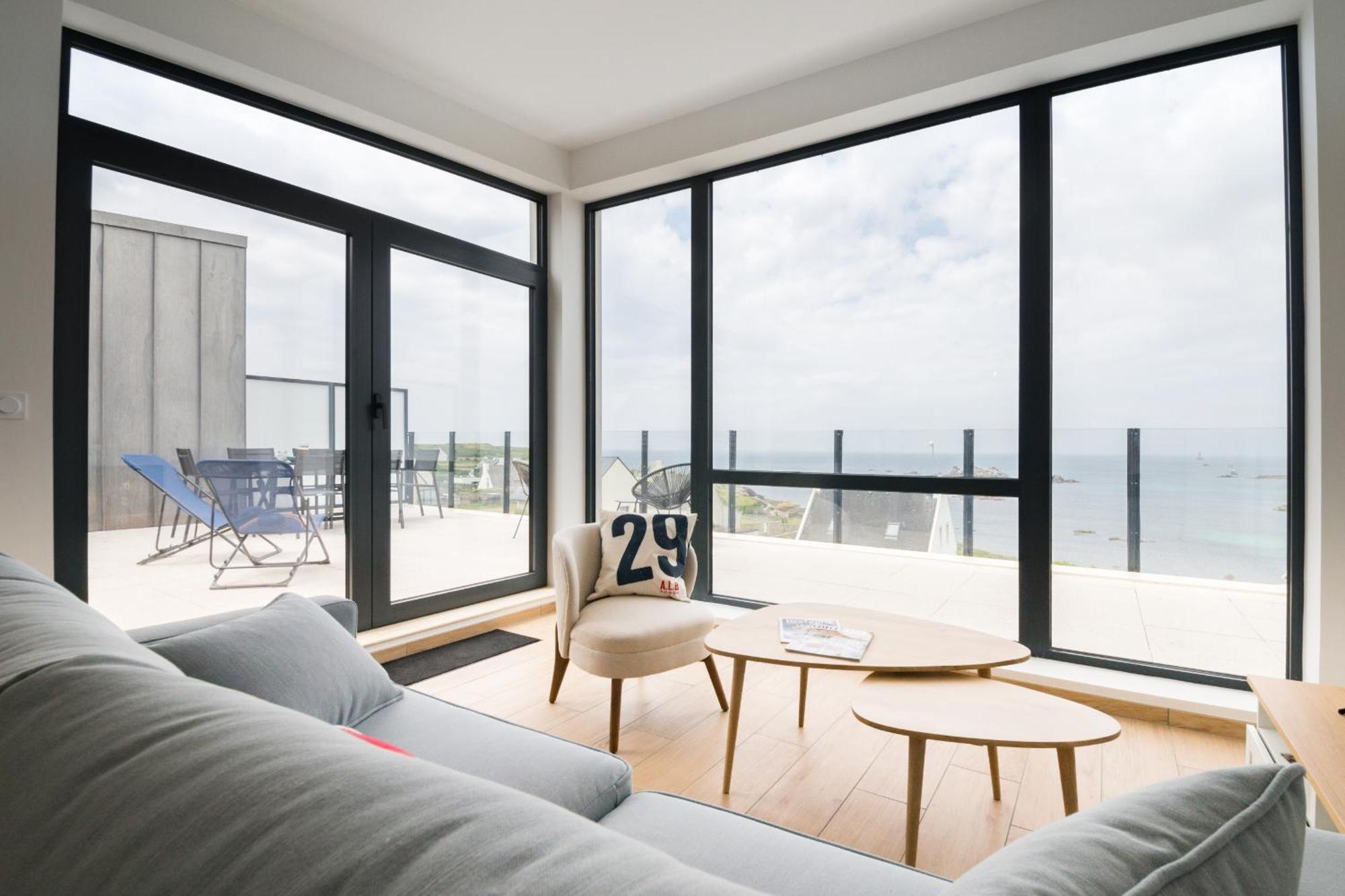 Ocean View - Luxueux T3 Avec Magnifique Vue Mer Porspoder Exteriér fotografie