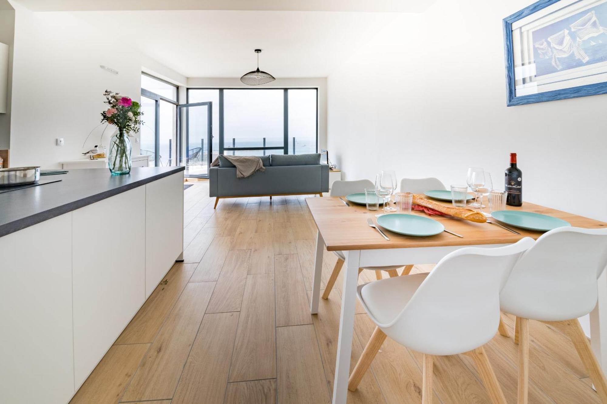 Ocean View - Luxueux T3 Avec Magnifique Vue Mer Porspoder Exteriér fotografie